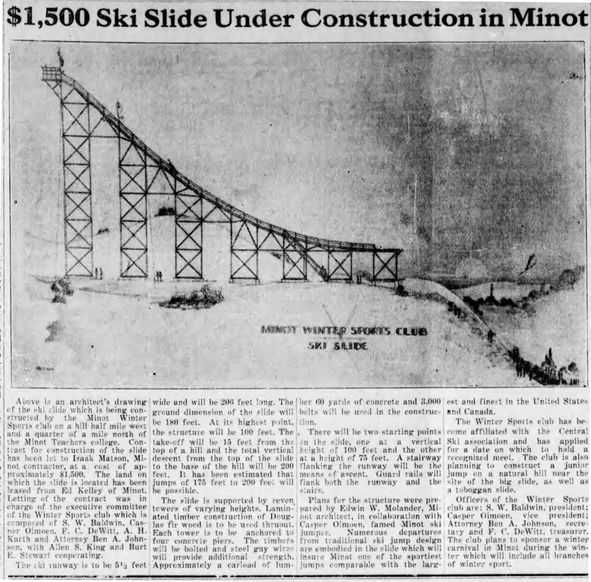 Ski Jumping in Minot!