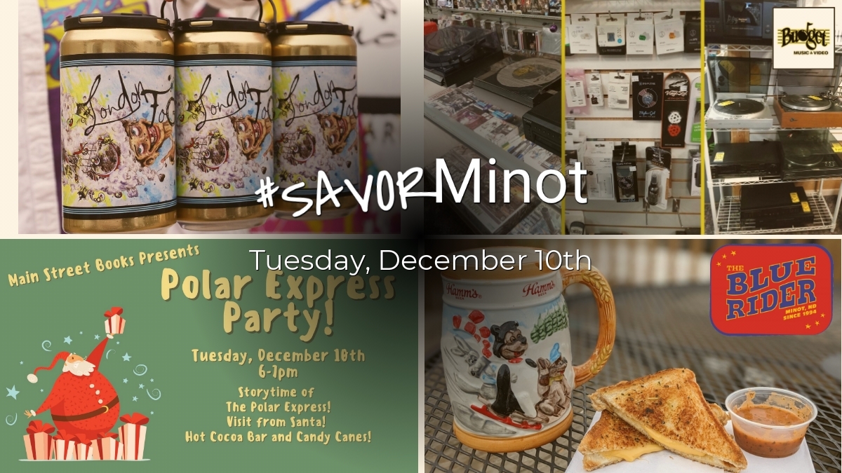 Happening Today in Minot, 12/10/2024