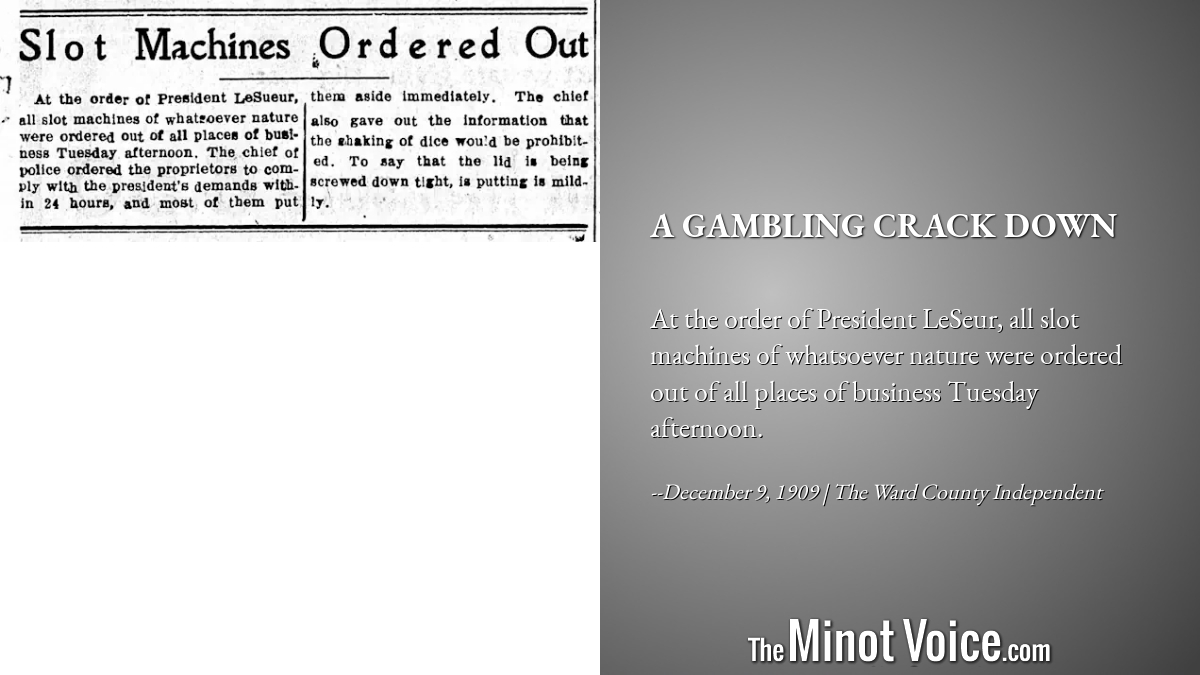 December 9, 1909, The Ward County Independent