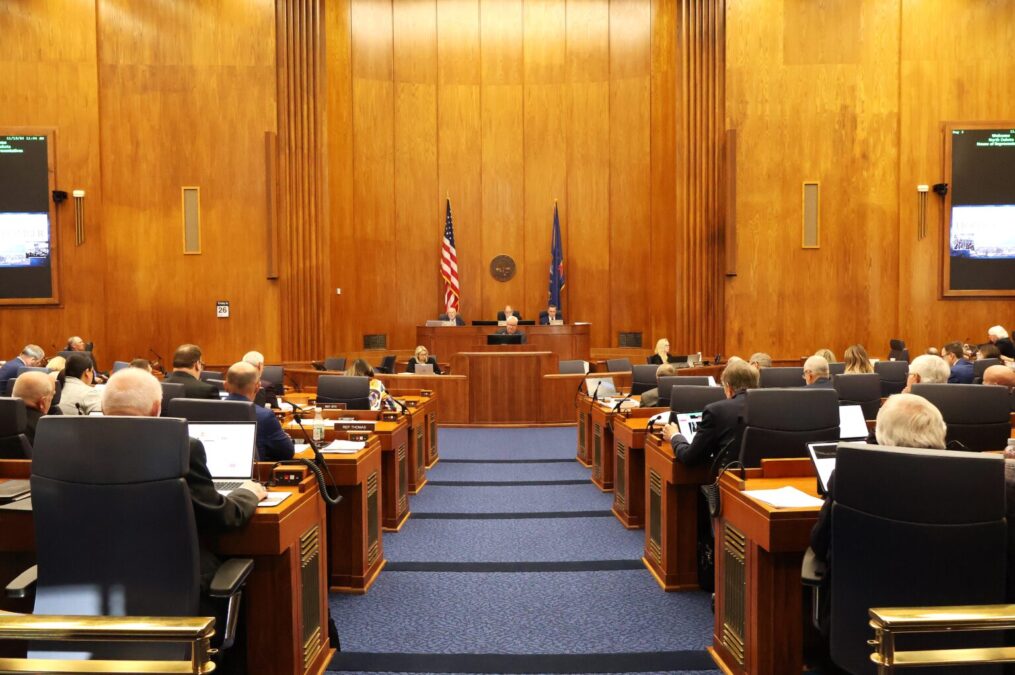 Members of Legislative Management meet on Nov. 13, 2024. The North Dakota Legislature is expected to take action on property tax reform during the 2025 session. (Michael Achterling/North Dakota Monitor)