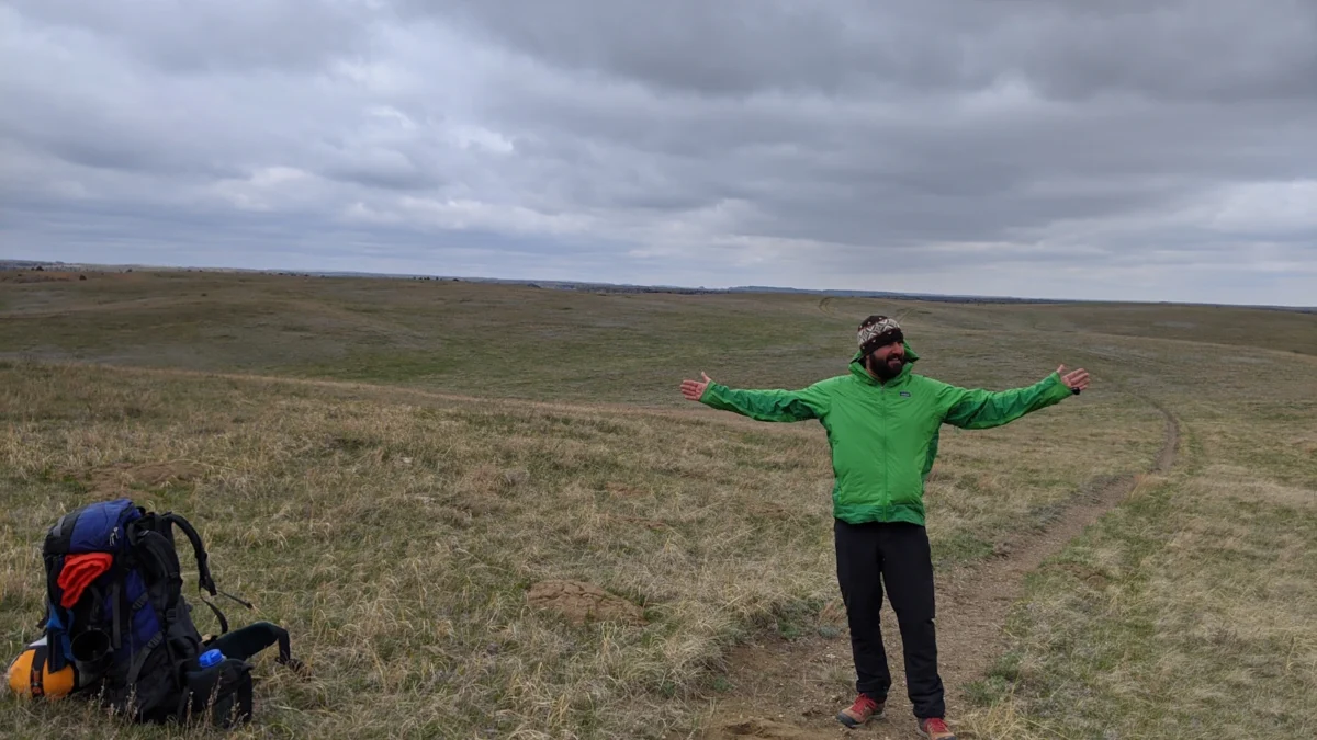 Near the Kinley Plateau; Attempting to take it all in along the Maah Daah Hey trail. 